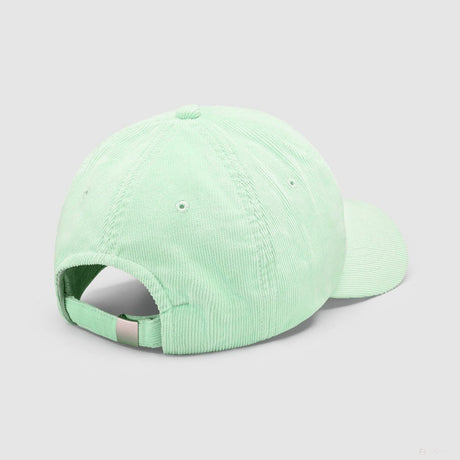 Mercedes baseball sapka, retro cord, menta - FansBRANDS®