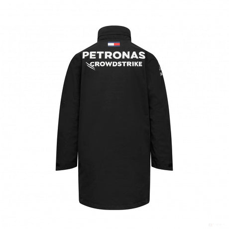 Mercedes esőkabát, csapat, fekete, 2023 - FansBRANDS®