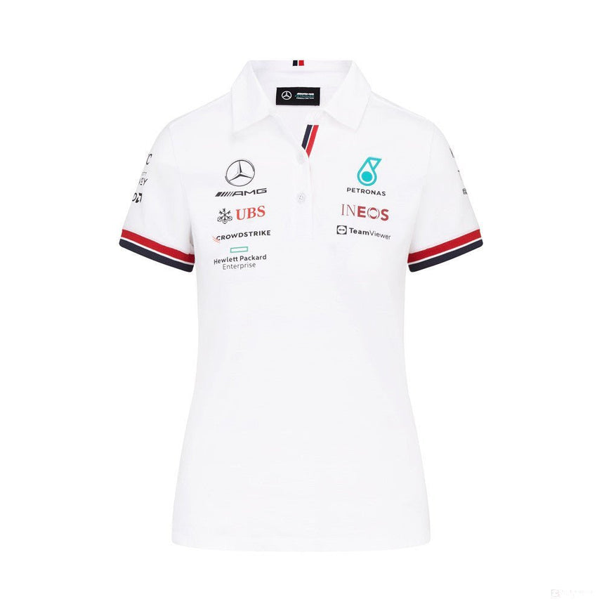 Mercedes Galléros Női Csapat Póló, Fehér, 2022 - FansBRANDS® - HU