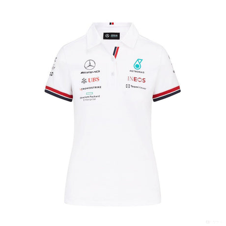 Mercedes Galléros Női Csapat Póló, Fehér, 2022 - FansBRANDS®