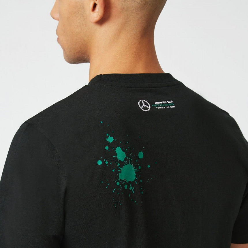 Mercedes George Russell Póló, GEORGE #63, Fekete, 2022 - FansBRANDS®