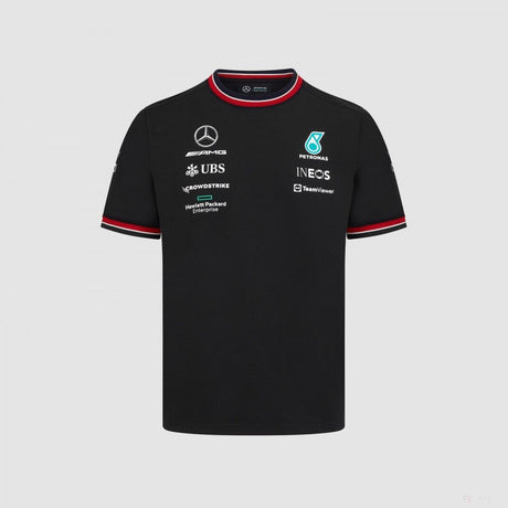 Mercedes Gyerek Csapat Póló, Fekete, 2022 - FansBRANDS®