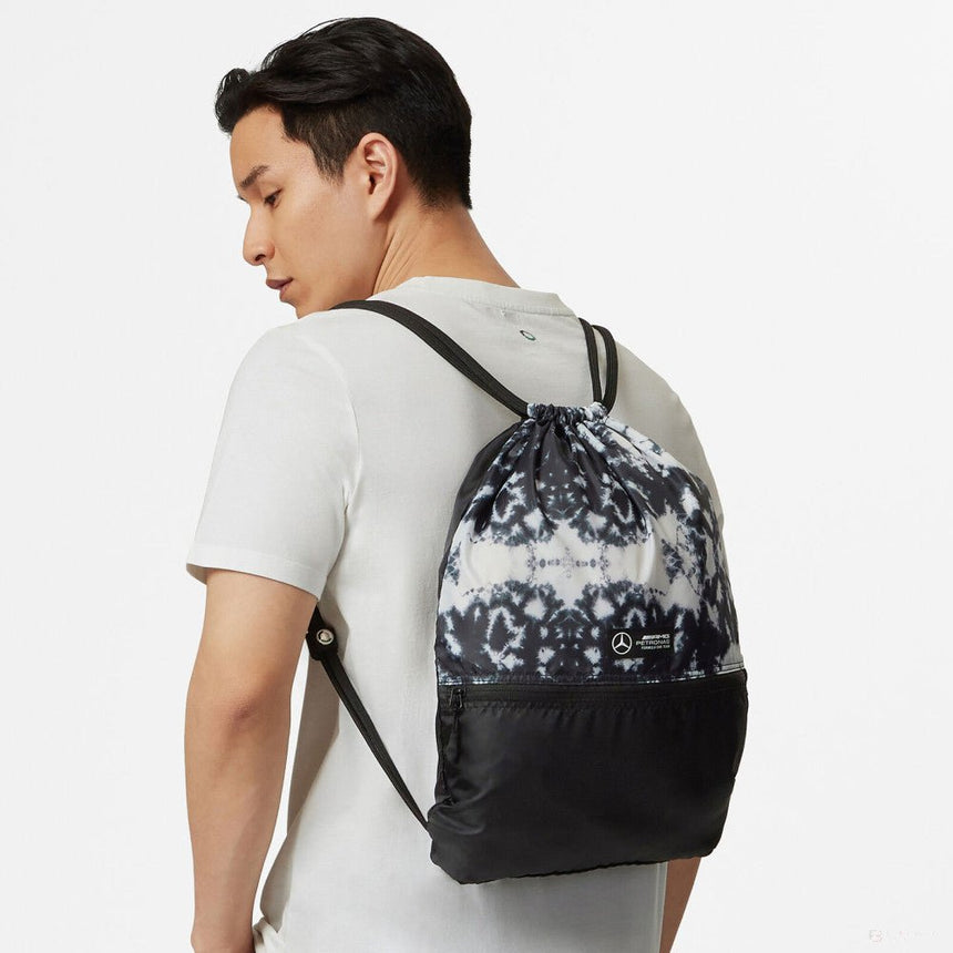 Mercedes gym bag, tie dye, szürke - FansBRANDS®