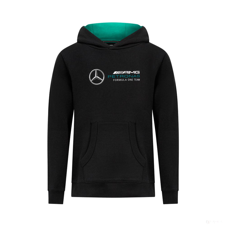 Mercedes kapucnis pulóver, AMG logó, gyerek, fekete - FansBRANDS® - HU