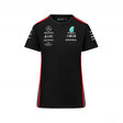 Mercedes környakú póló, csapat, női, fekete, 2023 - FansBRANDS®