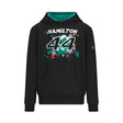 Mercedes Lewis Hamilton Gyerek Pulóver, LEWIS #44, Fekete, 2022 - FansBRANDS®