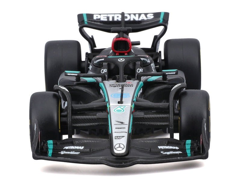 Mercedes modellautó, bburago, George Russell, 63, 1:43, F1W15 - FansBRANDS®