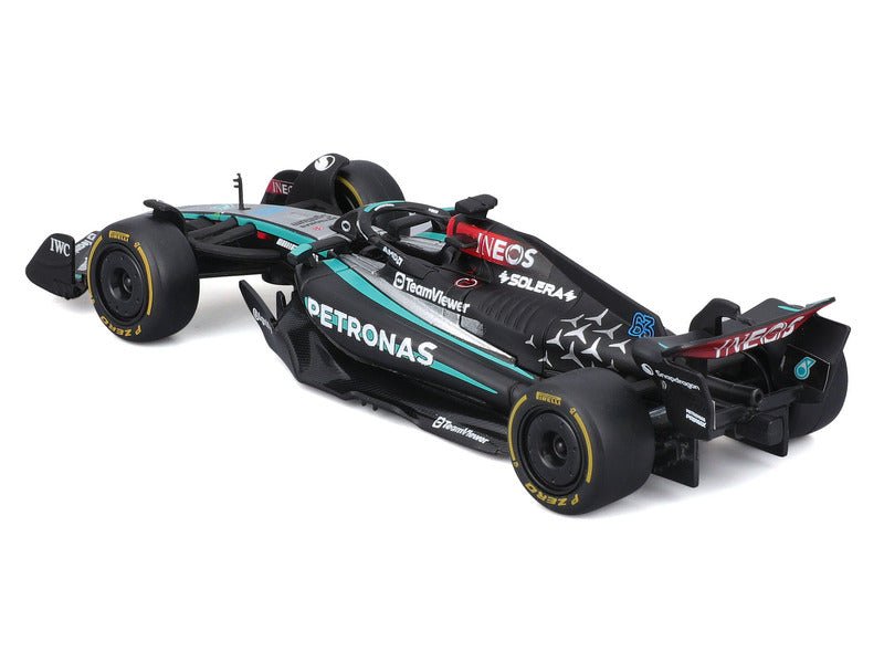 Mercedes modellautó, bburago, George Russell, 63, 1:43, F1W15 - FansBRANDS®