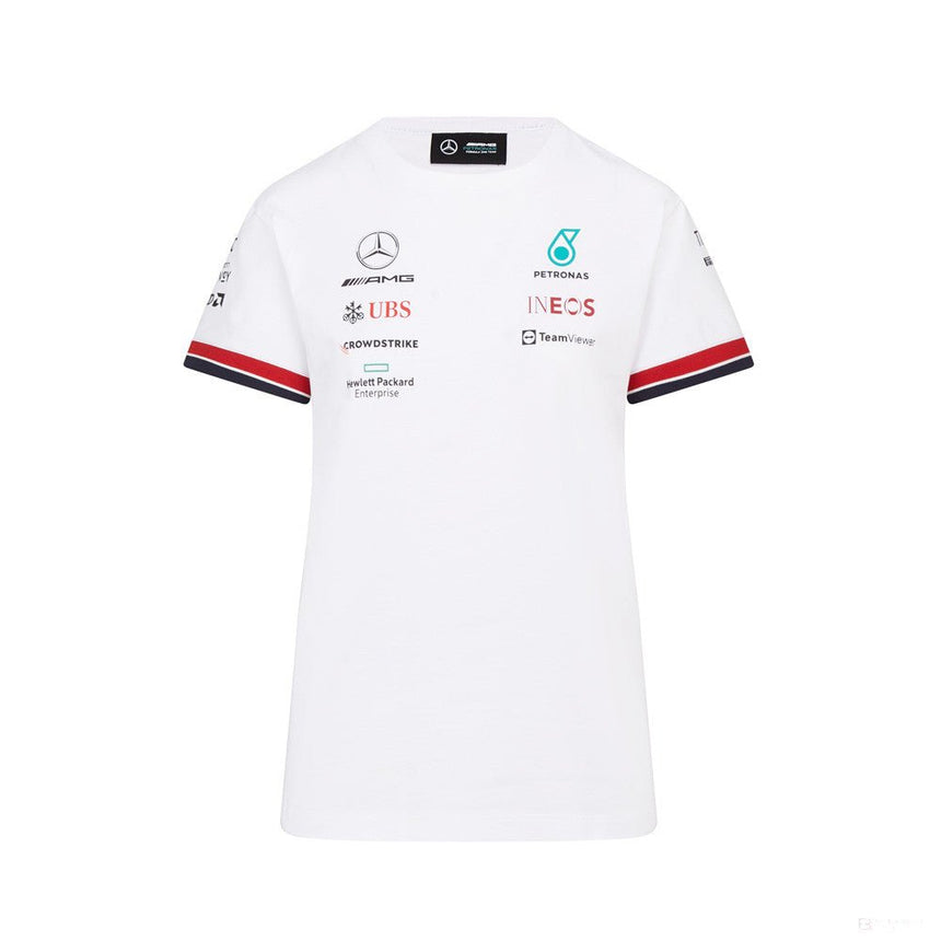 Mercedes Női Csapat Póló, Fehér, 2022 - FansBRANDS®