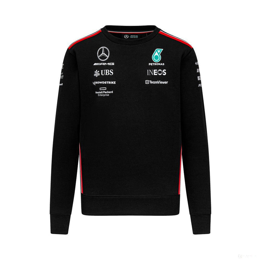 Mercedes pulóver, csapat fekete 2023 - FansBRANDS® - HU