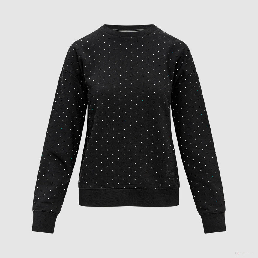 Mercedes pulóver, polka dot, női, fekete - FansBRANDS®