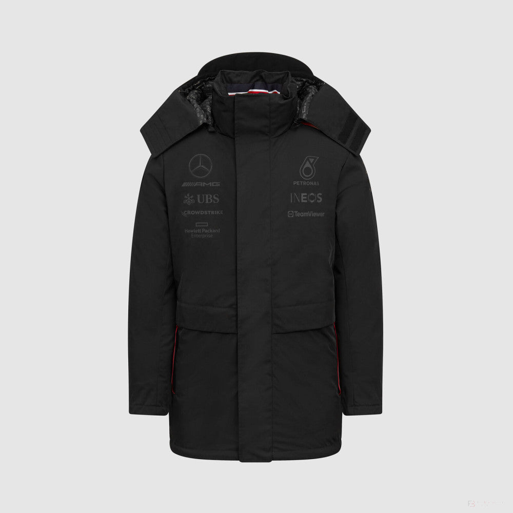 Mercedes télikabát, csapat, fekete - FansBRANDS®
