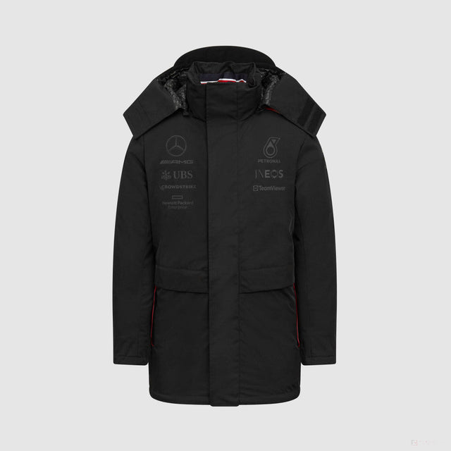 Mercedes télikabát, csapat, fekete - FansBRANDS®