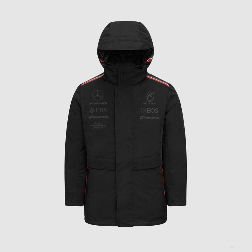 Mercedes télikabát, csapat, fekete - FansBRANDS®