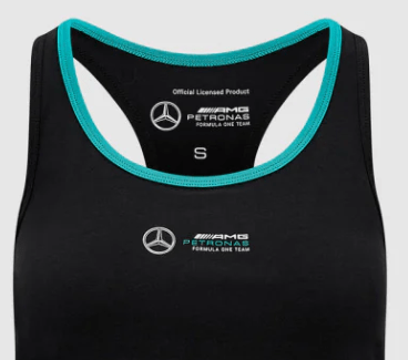 Mercedes top, racerback, stealth, női, fekete - FansBRANDS® - HU