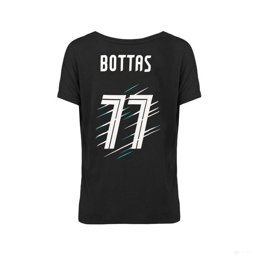Mercedes Valtteri Bottas Környakú Női Valtteri 77 Póló - FansBRANDS® - HU