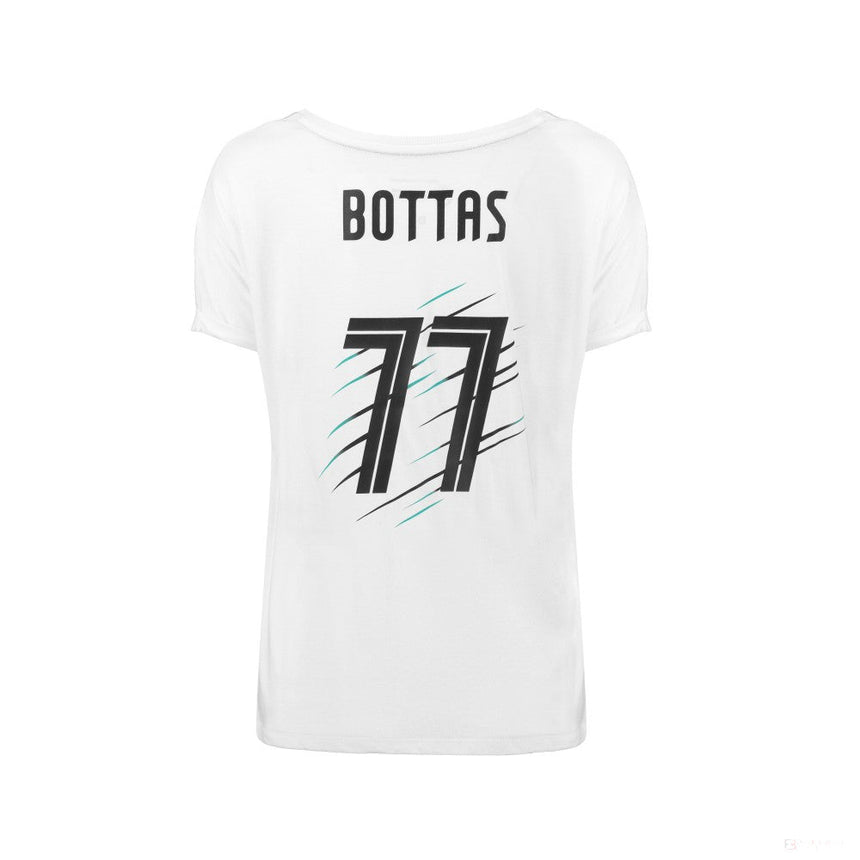 Mercedes Valtteri Bottas Környakú Női Valtteri 77 Póló - FansBRANDS® - HU