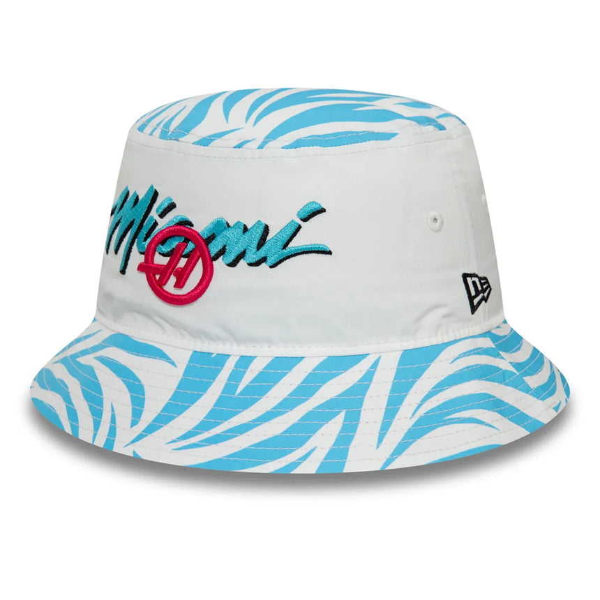 Haas baseball cap, New Era, Miami, white, 2024