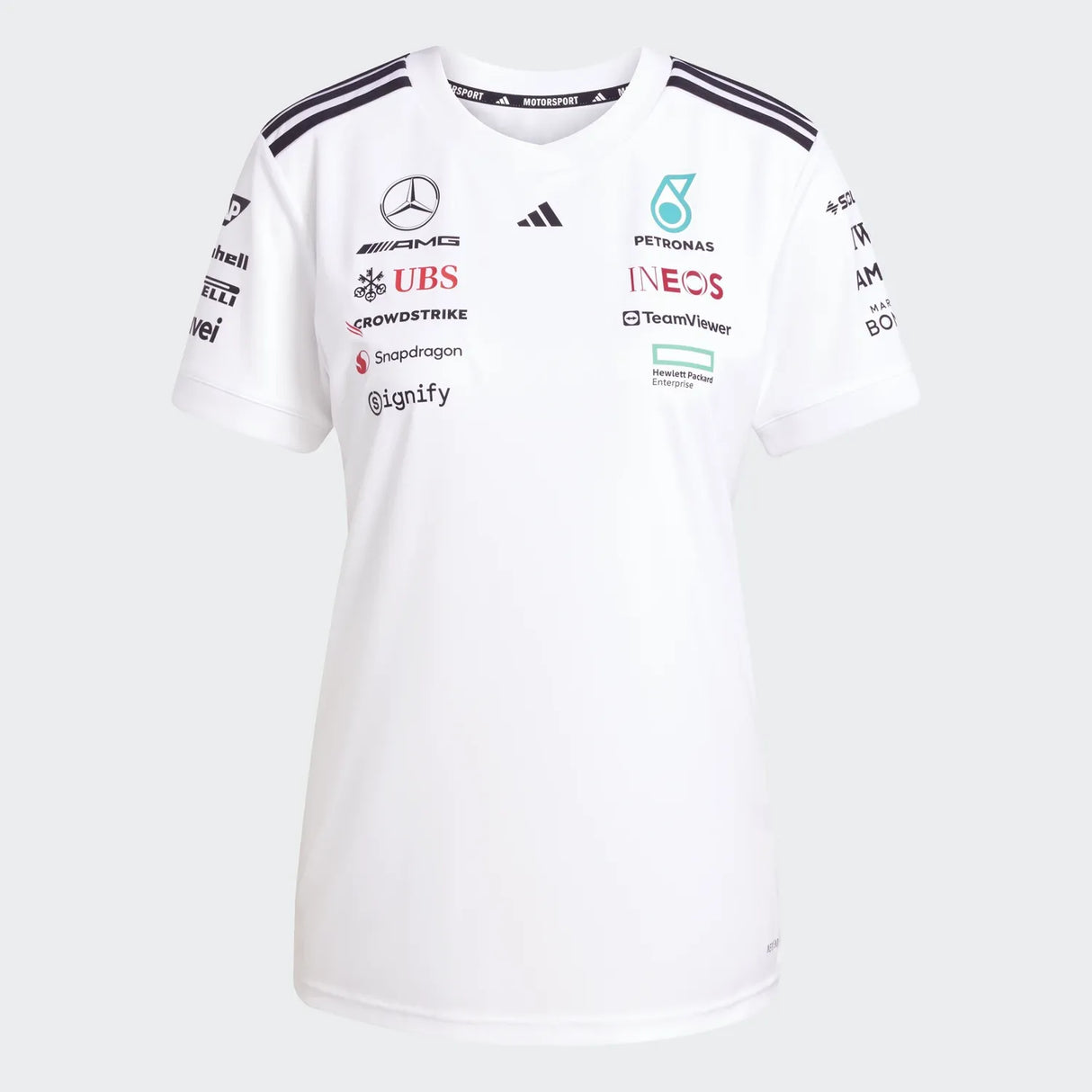 Mercedes Racing Kurzarm-T-Shirt – Damen 🔥