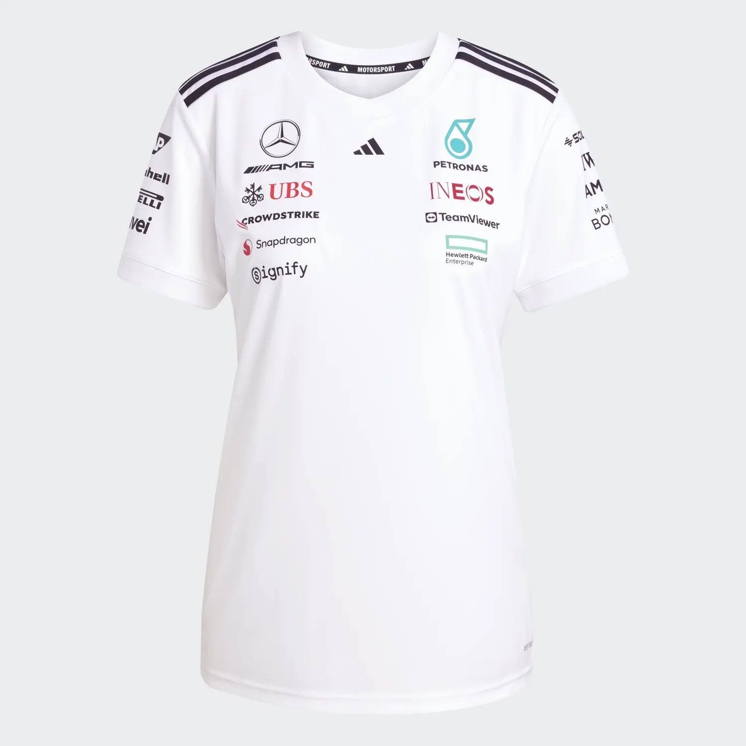 Mercedes Racing Kurzarm-T-Shirt – Damen 🔥
