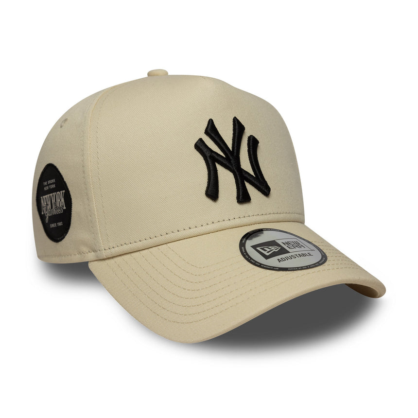 New York Yankees sapka, bézs OLDAL PATCH, A - frame, New Era, 9FORTY, bézs - FansBRANDS® - HU