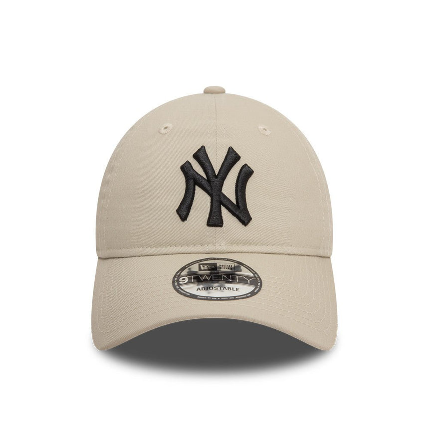 New York Yankees sapka, fekete logó, New Era, 9TWENTY, basic, bézs - FansBRANDS® - HU