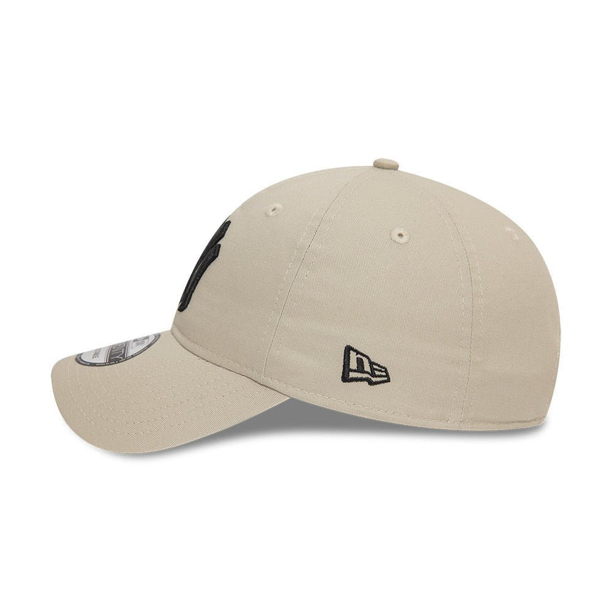 New York Yankees sapka, fekete logó, New Era, 9TWENTY, basic, bézs - FansBRANDS® - HU
