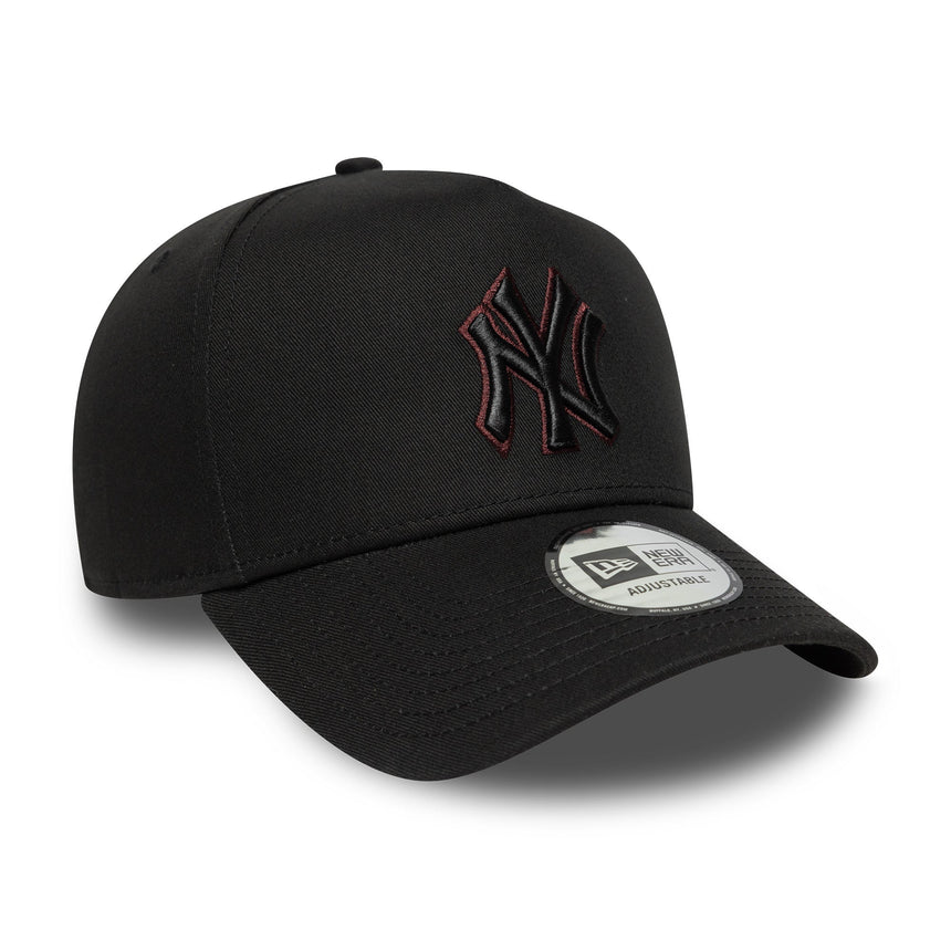 New York Yankees sapka, körvonalas kitűző, New Era, 9FORTY, fekete - FansBRANDS® - HU