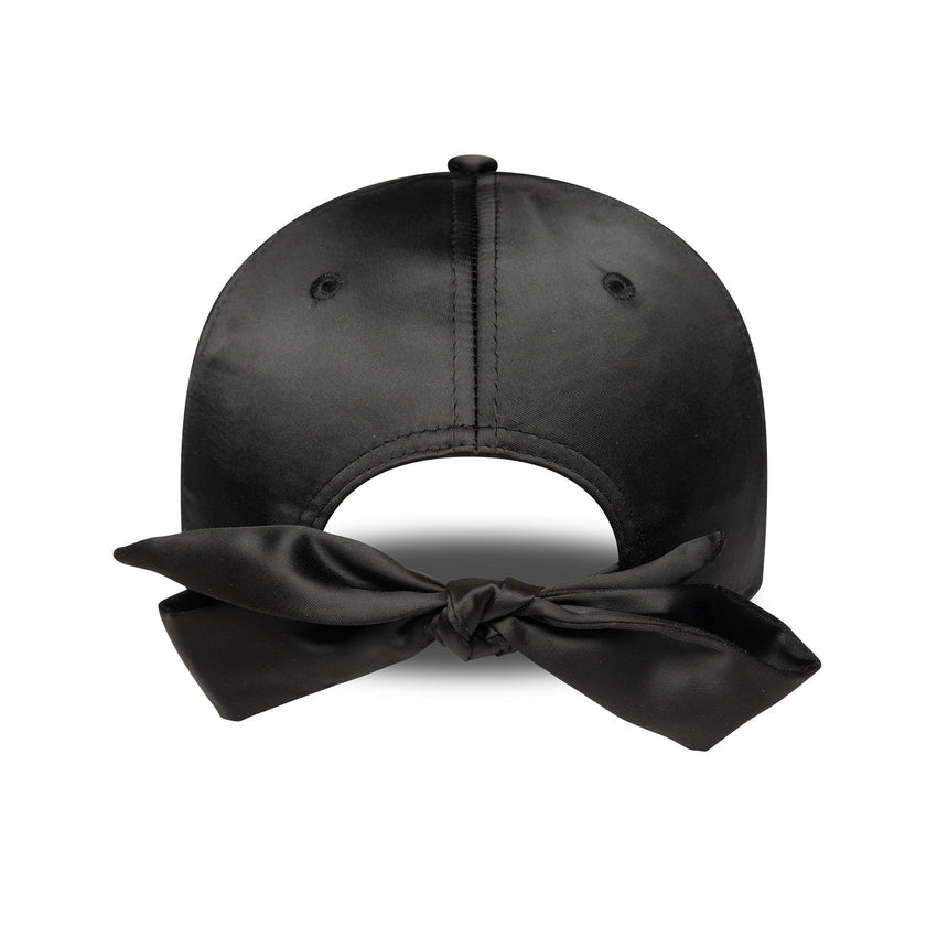 New York Yankees sapka, szatén masnival a hátán, New Era, 9FORTY, női, fekete - FansBRANDS® - HU