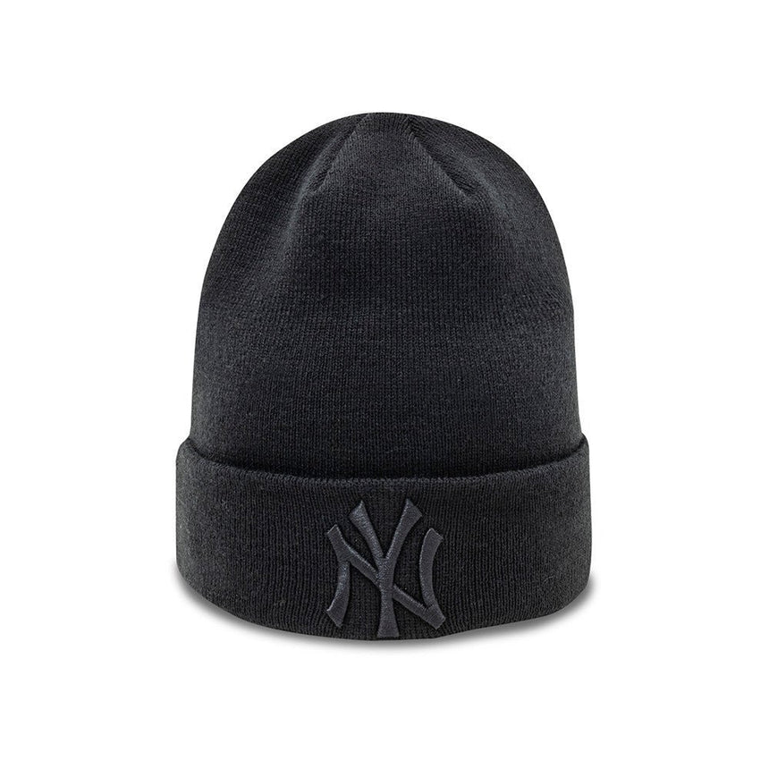 New York Yankees téli sapka, flawless kitűző, New Era, teljesen fekete - FansBRANDS® - HU