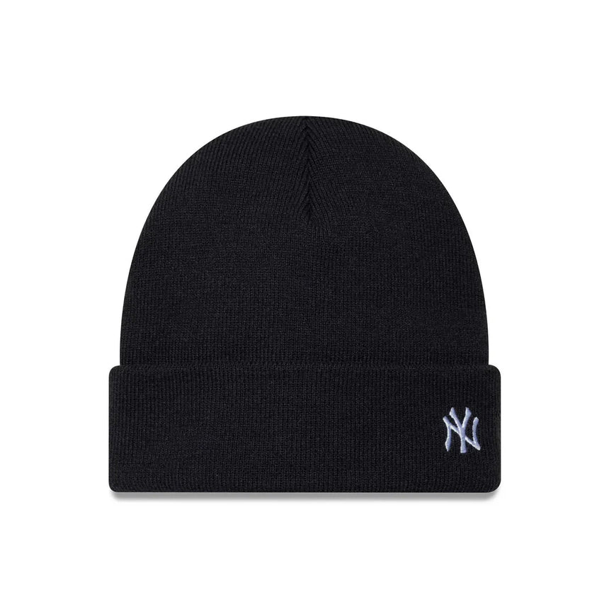 New York Yankees téli sapka, mini logó, hajtott szegéllyel, standard, kék - FansBRANDS® - HU