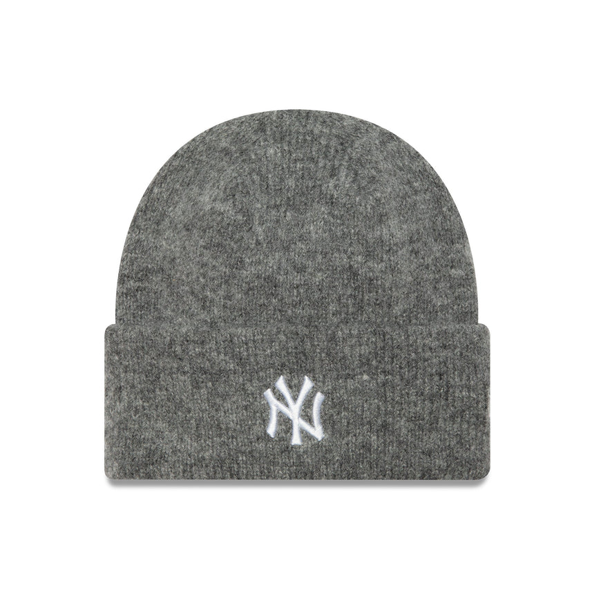 New York Yankees téli sapka, női széles felhajtással, New Era, szürke - FansBRANDS® - HU
