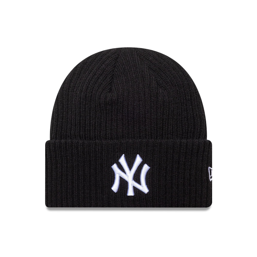 New York Yankees téli sapka, széles felhajtott szegéllyel, New Era, fekete - FansBRANDS® - HU