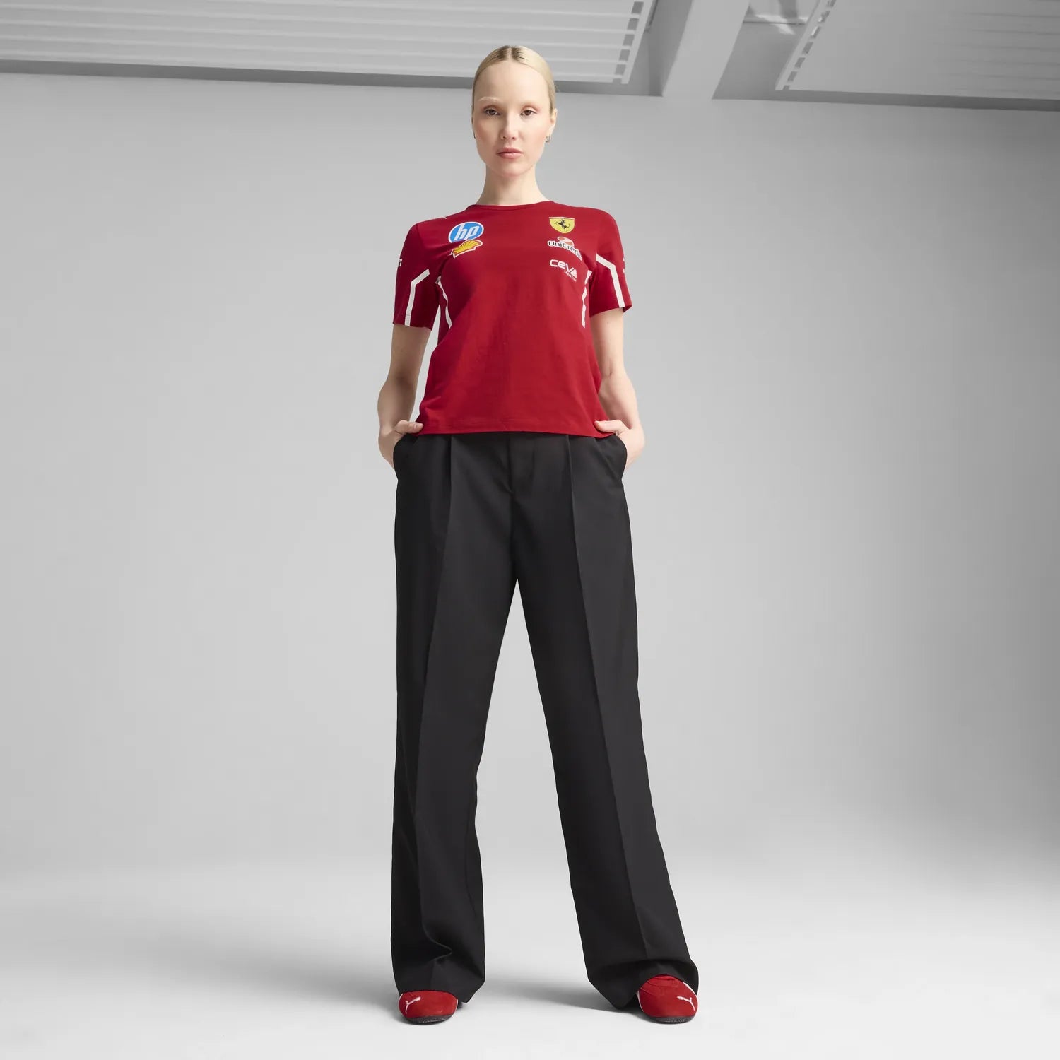 Scuderia Ferrari Team Women's Crew Neck T-Shirt 🔥