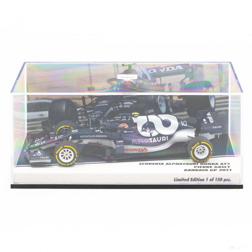 Pierre Gasly Scuderia AlphaTauri Honda AT02 Formula 1 Bahrain GP 2021 Limited Edition 1:43 - FansBRANDS® - HU