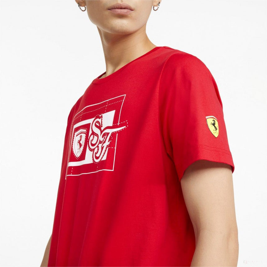Puma Ferrari Race Póló, Piros, 2022 - FansBRANDS®