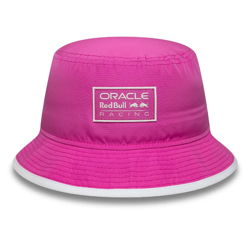 Rózsaszín bucket sapka, Oracle felirattal