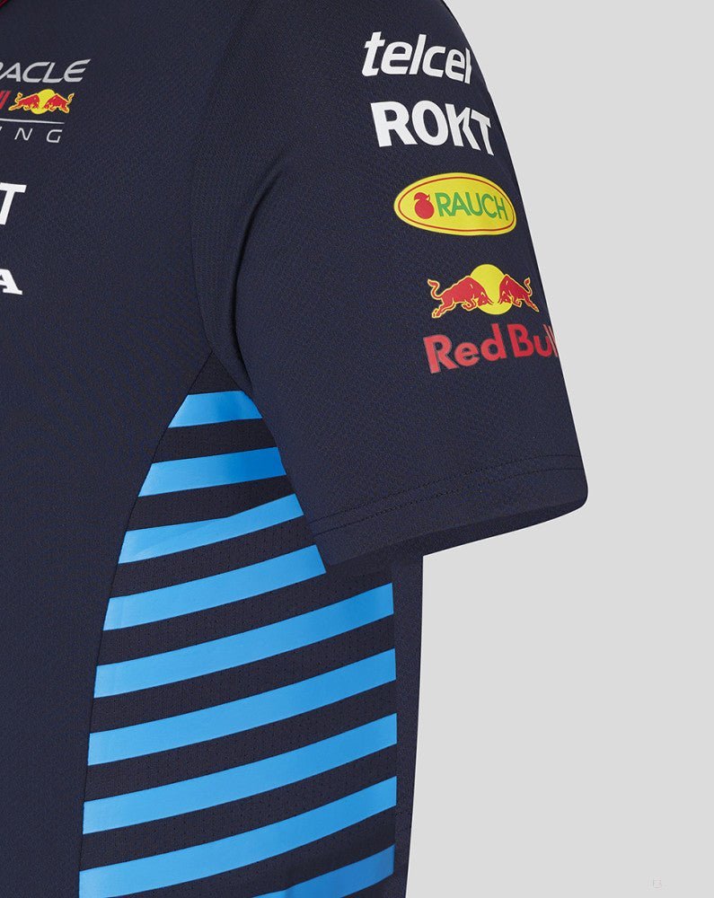 Red Bull galléros póló, Castore, csapat, női, kék, 2024 - FansBRANDS® - HU