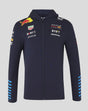 Red Bull kapucnis pulóver, Castore, csapat, cipzáros, kék, 2024 - FansBRANDS®