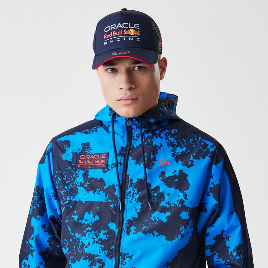 Red Bull Racing dzseki, windrunner, New Era, kamuflázs, kék - FansBRANDS® - HU