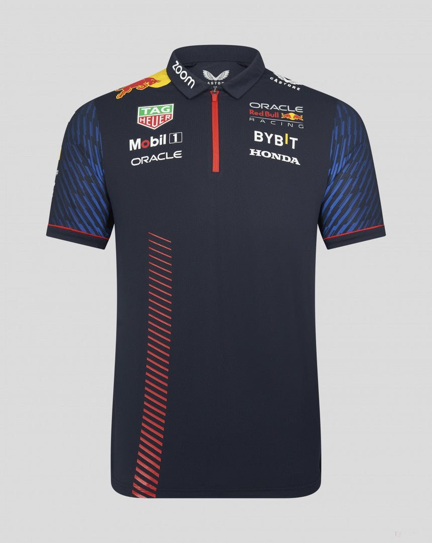 Red Bull Racing galléros póló, csapat, kék, 2023 - FansBRANDS® - HU