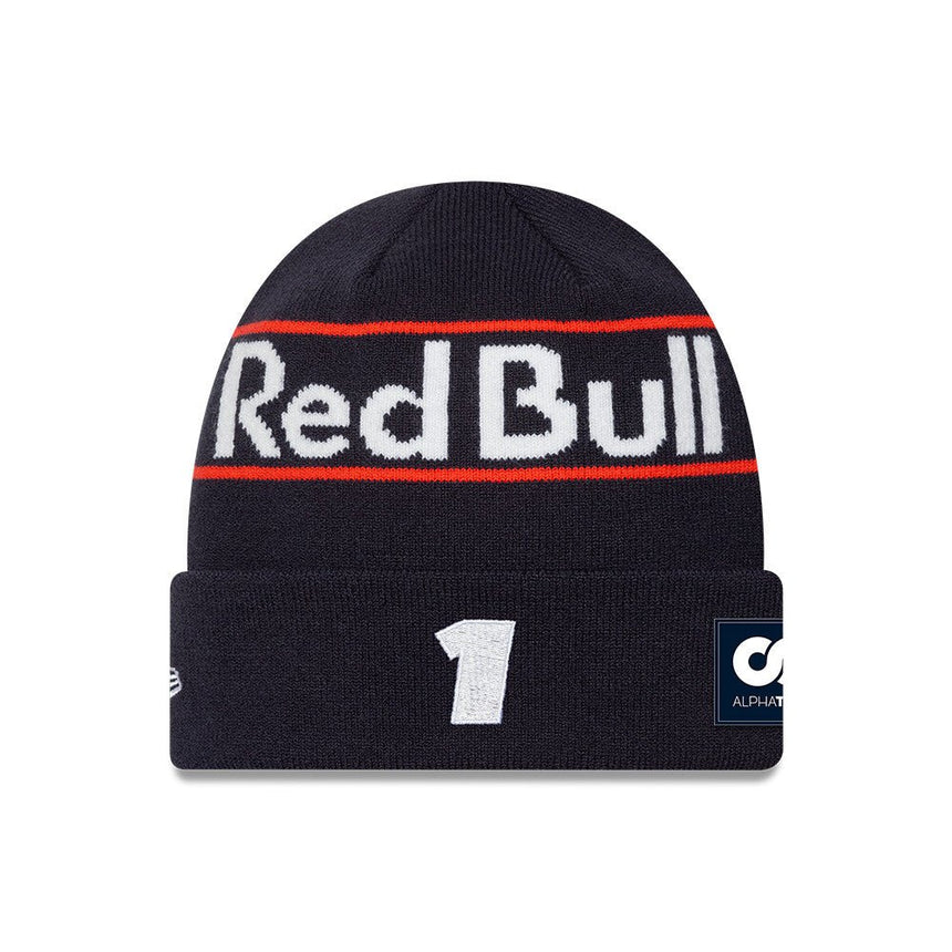 Red Bull Racing kötött sapka, Max Verstappen, New Era, Kék 🔥 - FansBRANDS® - HU