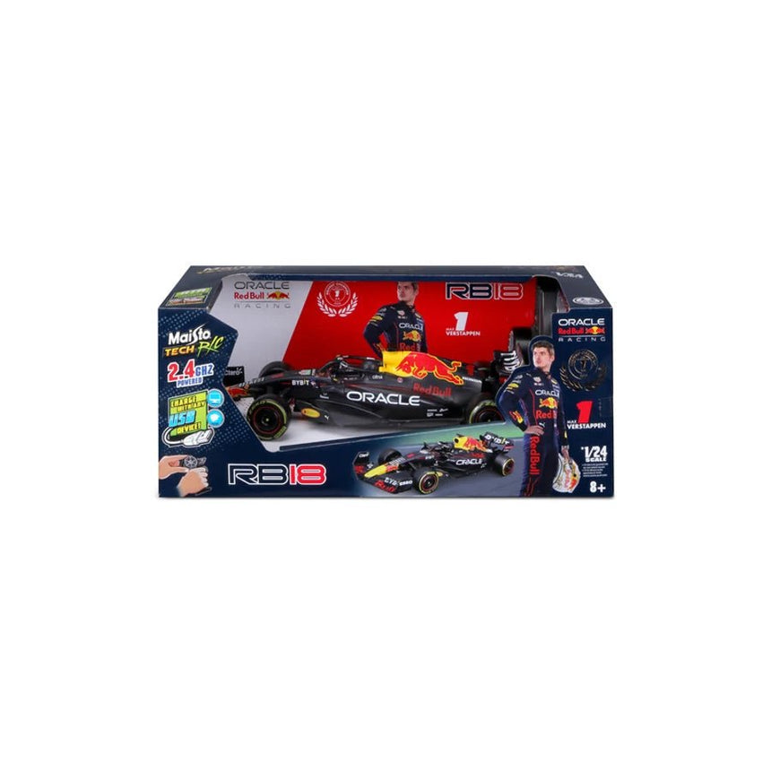 Red Bull Racing távirányítós autó, Maisto Tech RC, Max Verstappen, 1:24 méretarány, 1, RB18 - FansBRANDS® - HU