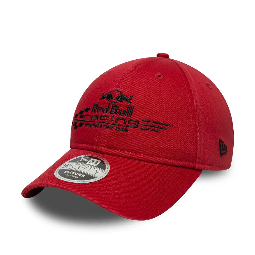 Red Bull sapka, mosott, 9FORTY, New Era, piros