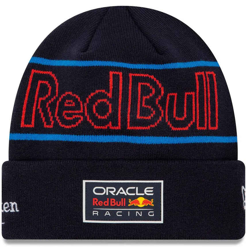 Red Bull téli sapka, NEW ERA, Max Verstappen, csapat, kék, 2024 - FansBRANDS® - HU