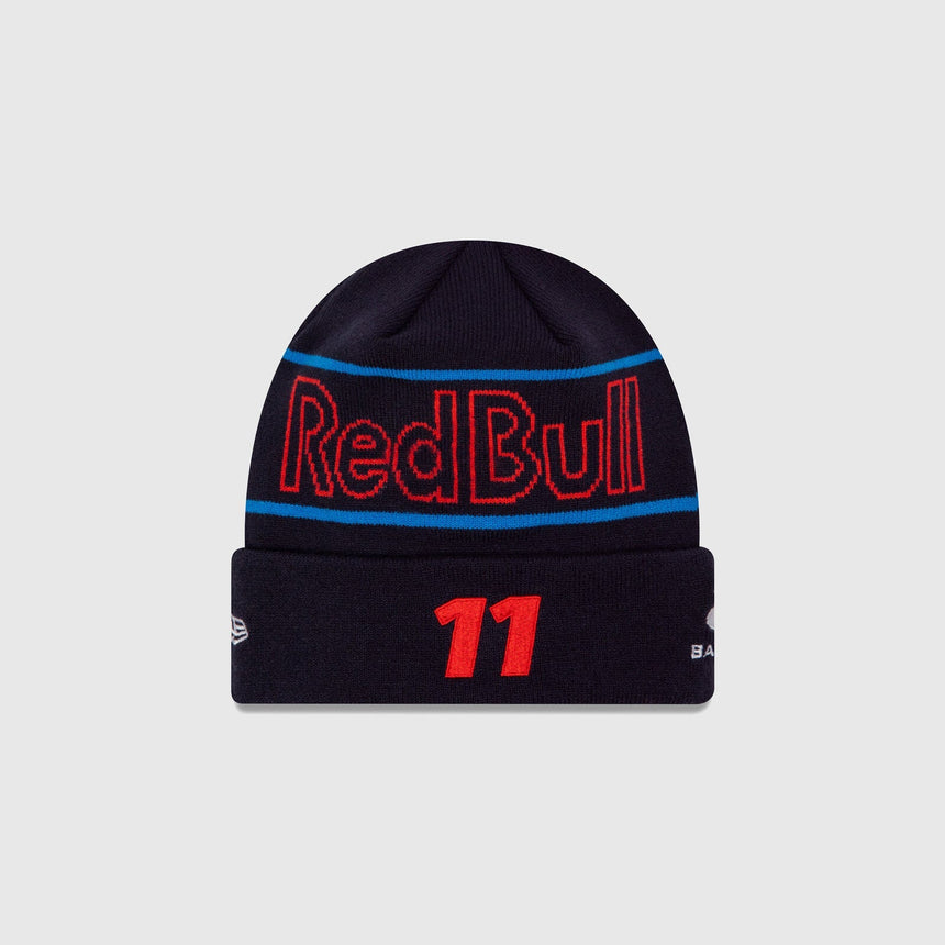 Red Bull téli sapka, NEW ERA, Sergio Perez, csapat, kék, 2024 - FansBRANDS® - HU