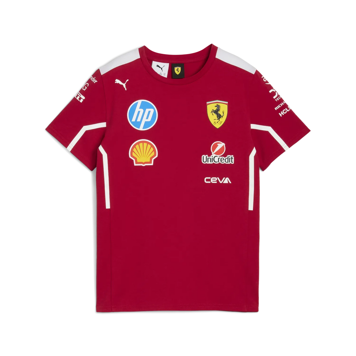 Scuderia Ferrari Team Kids Crew Neck T-Shirt 🔥
