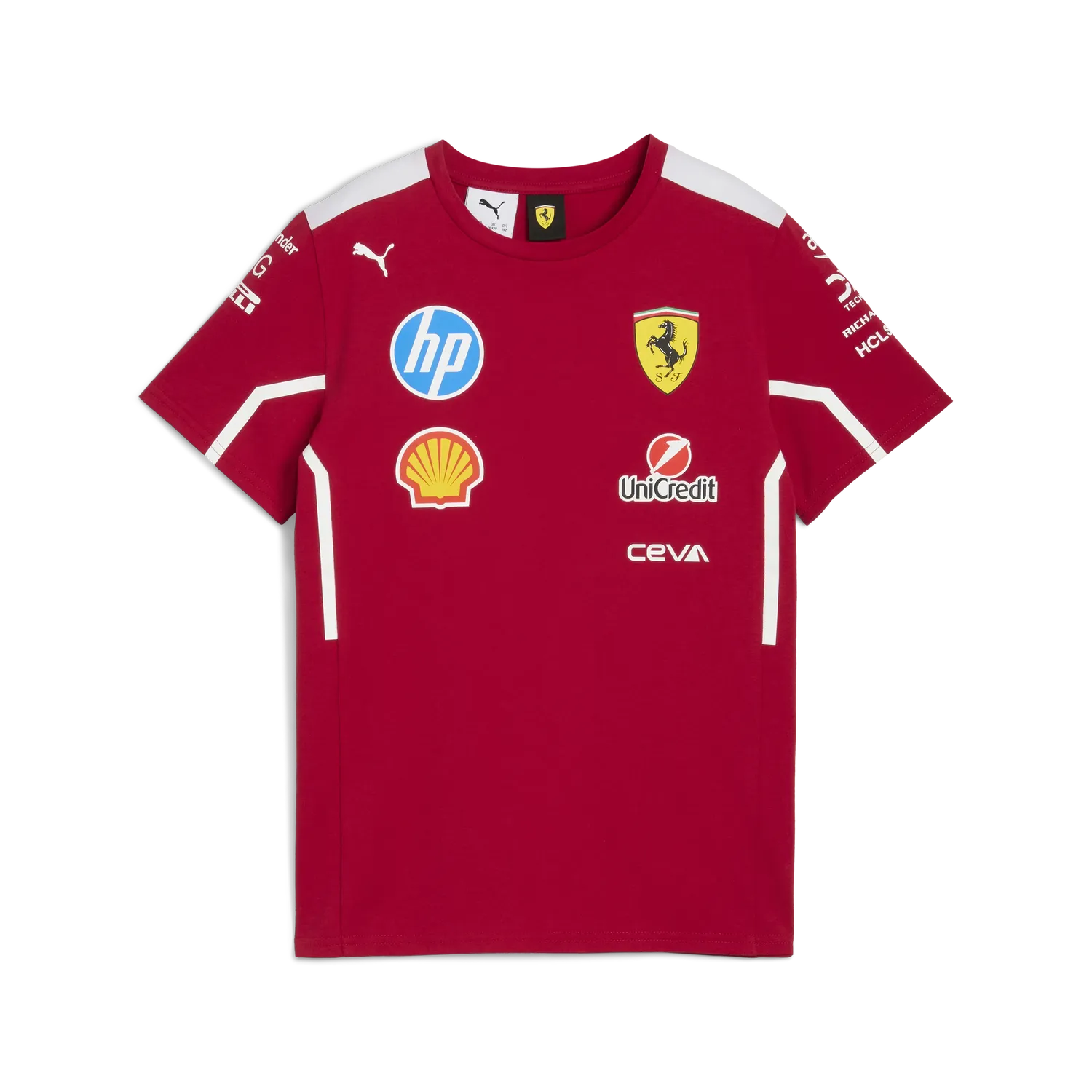 Scuderia Ferrari Team Kids Crew Neck T-Shirt 🔥