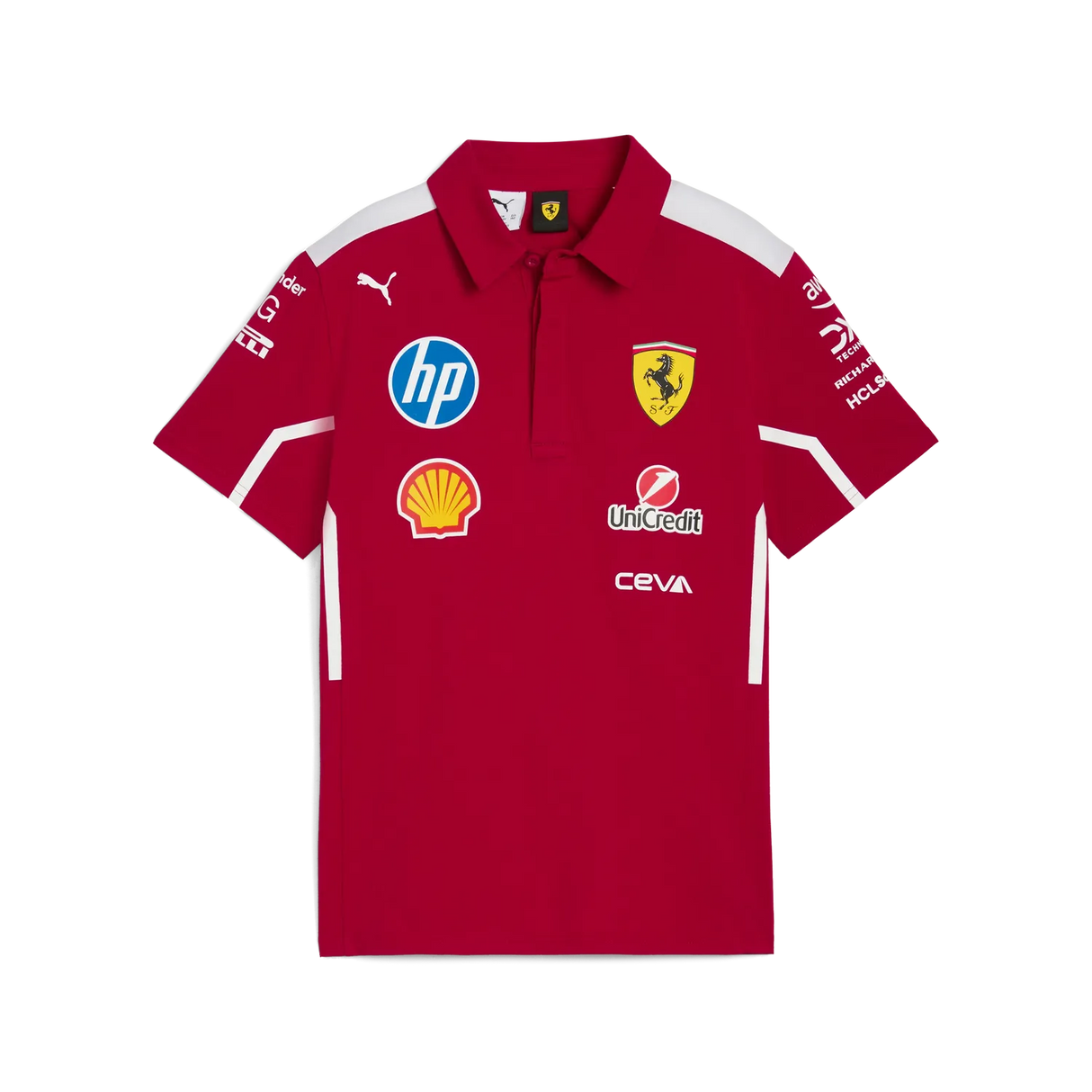 Scuderia Ferrari Team Kids Collared T-Shirt 🔥