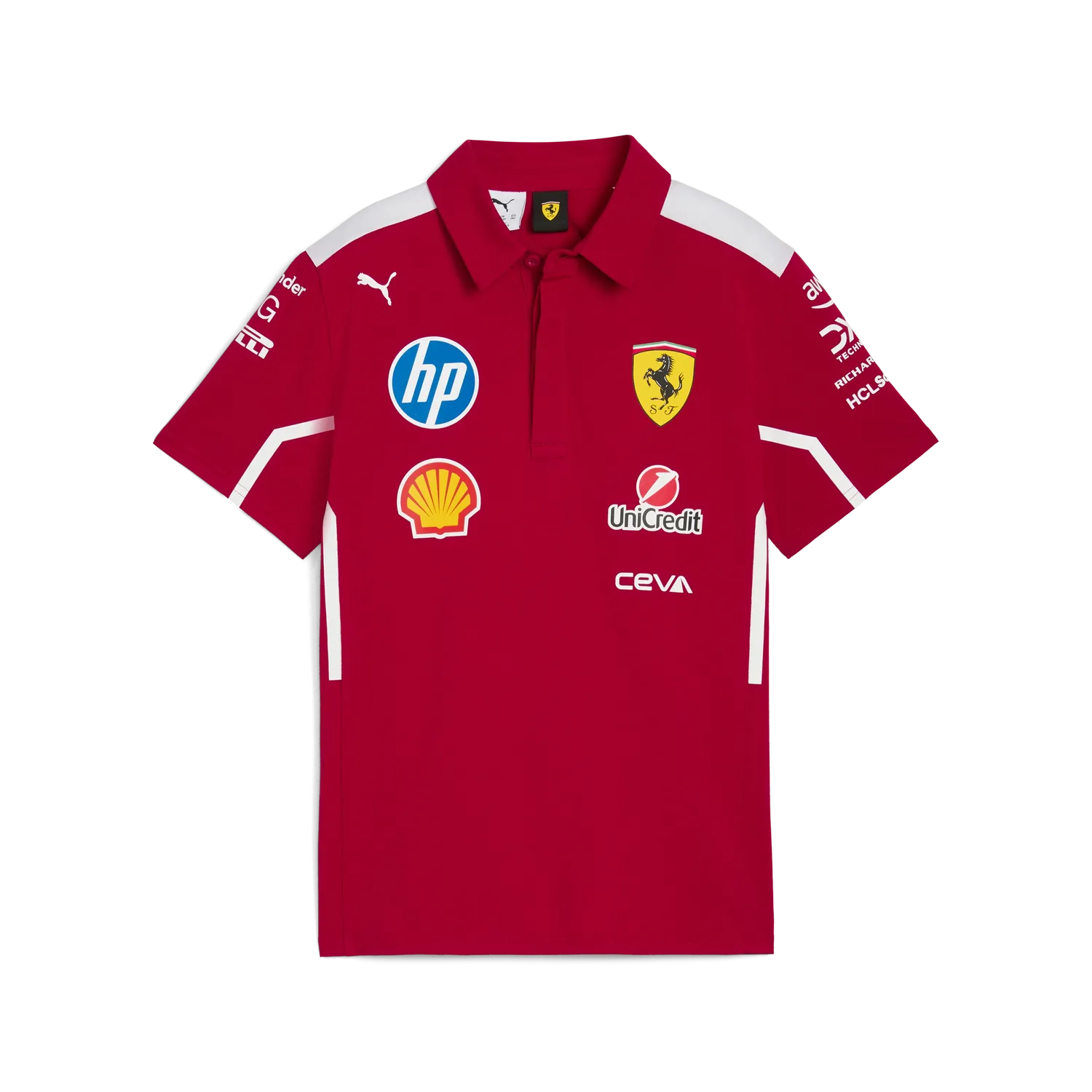 Scuderia Ferrari Team Kids Collared T-Shirt 🔥
